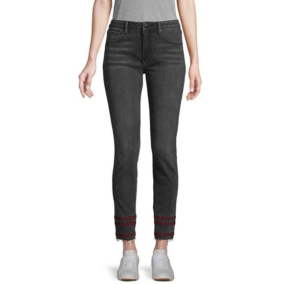 DRIFTWOOD Denim - Driftwood Jackie Stripe Trim Ankle Jeans